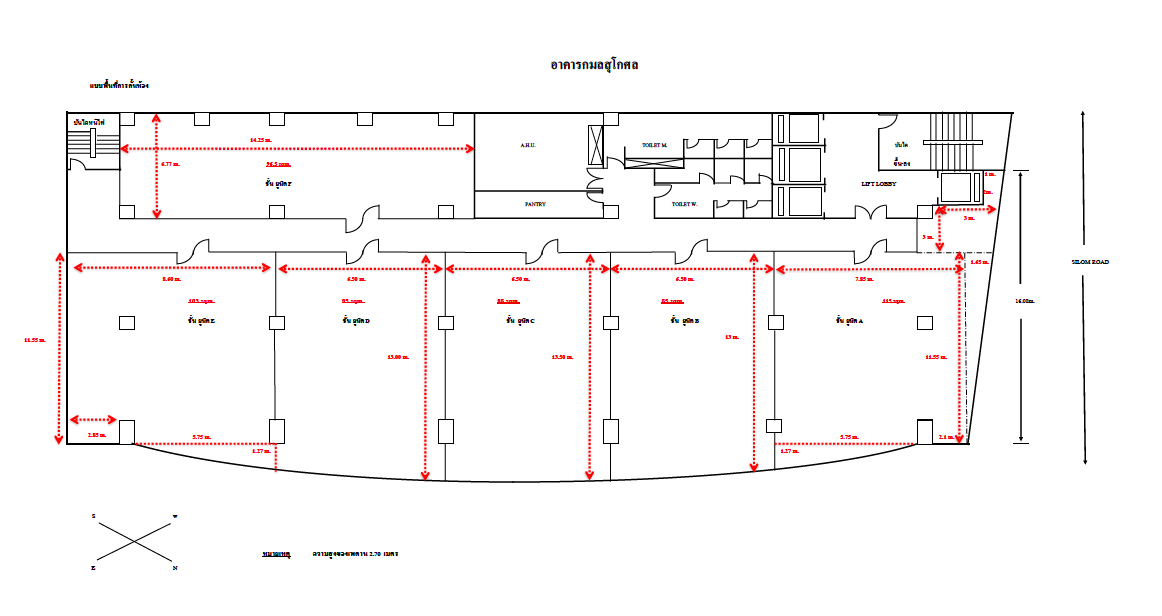 Kamolsukosol Typical Subdivided Floor Plan