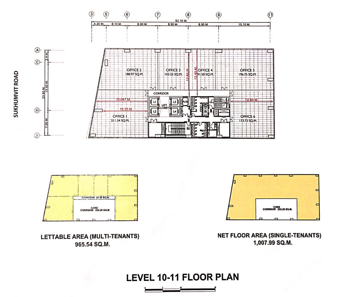Metropolis Typical Subdivided Floor Plan