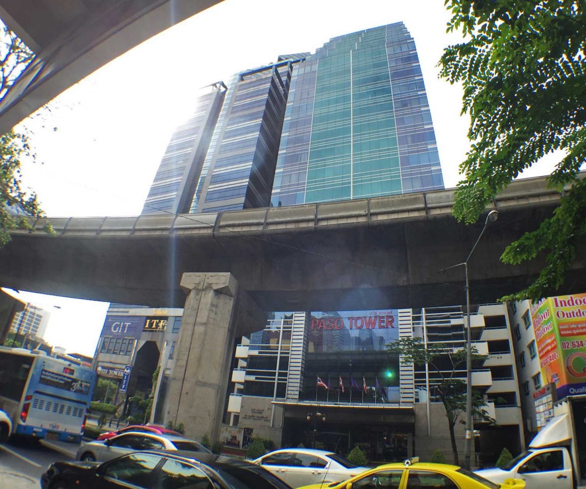 Paso Tower - Office Space For Rent on Silom Road.