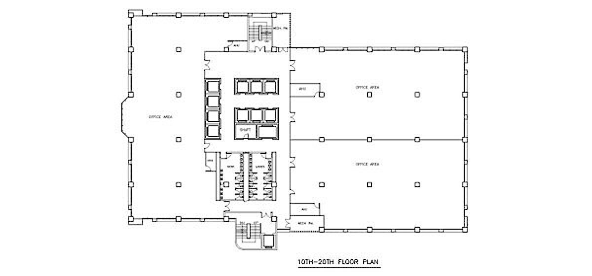 Rajanakarn Typical Subdivided Floor Plan